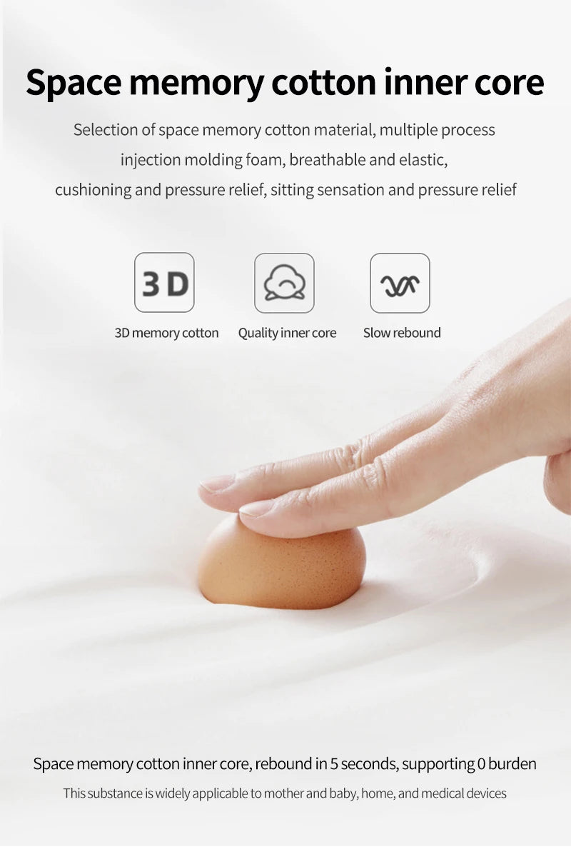 Car Lumbar Support Electric Massage Headrest Neck Pillow Car Massage Pillows Comfortable Waist Cushion Relieve Driver Fatigue