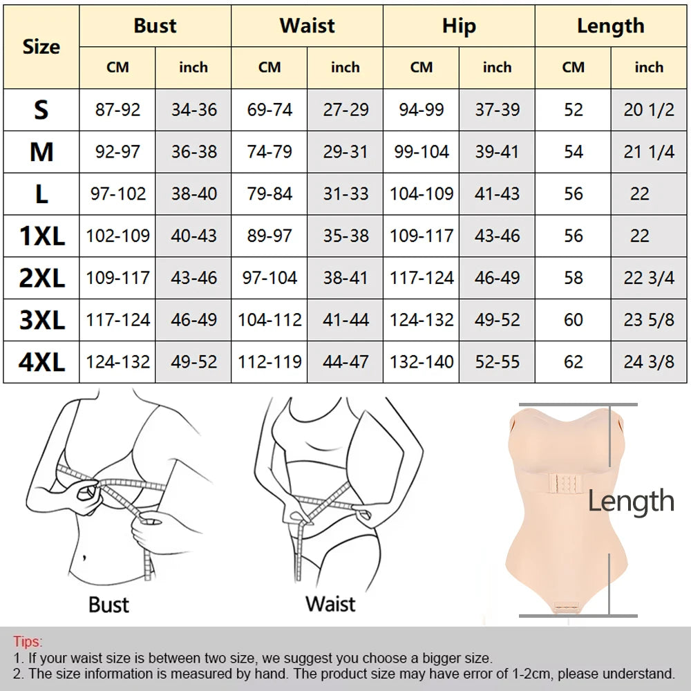 Strapless Thong Bodysuit for Women – Plus Size Tummy Control Shapewear