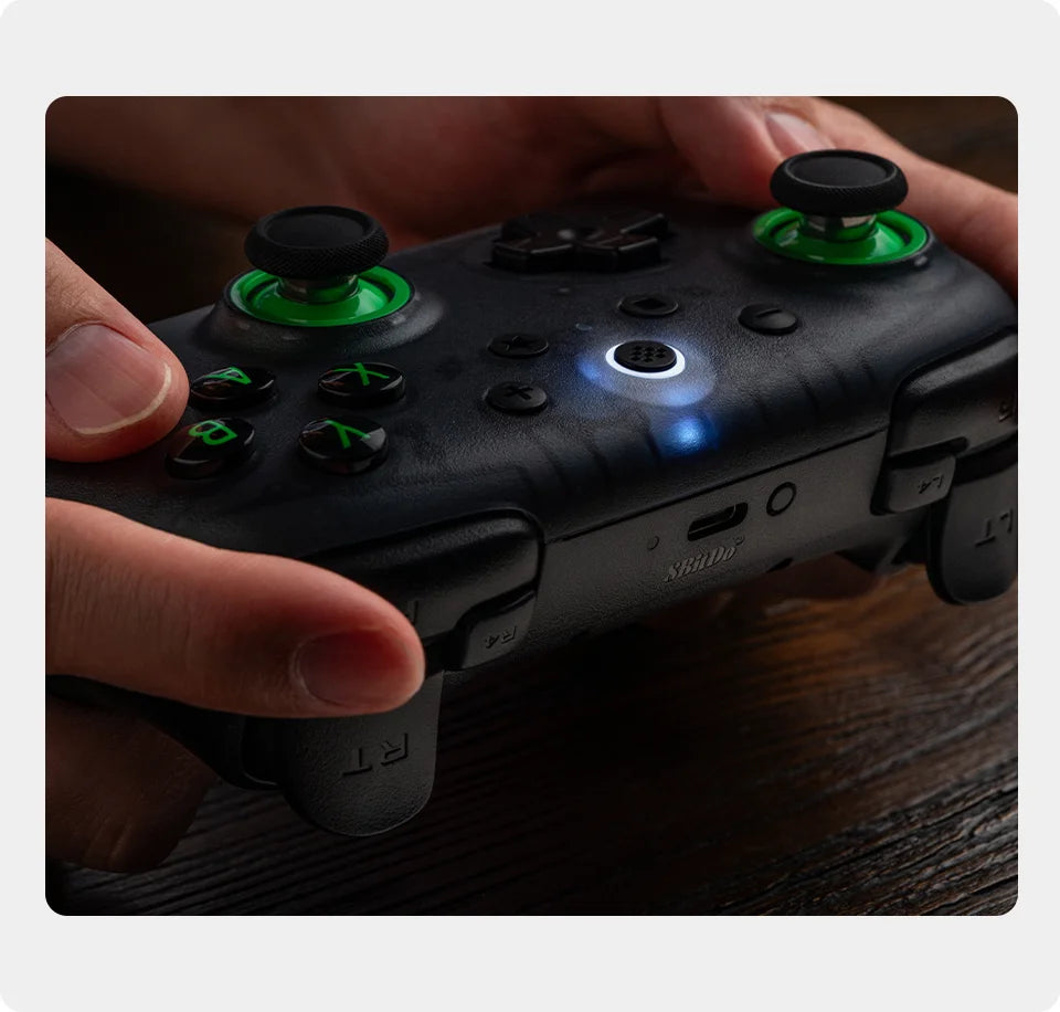Wireless Gaming Controller with Hall Effect Joysticks and Triggers for PC and Android