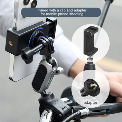 Handlebar Arm Mount with Phone Clamp & Mount Adapter & Long Screw for Gopro Sports Cameras and Smartphones