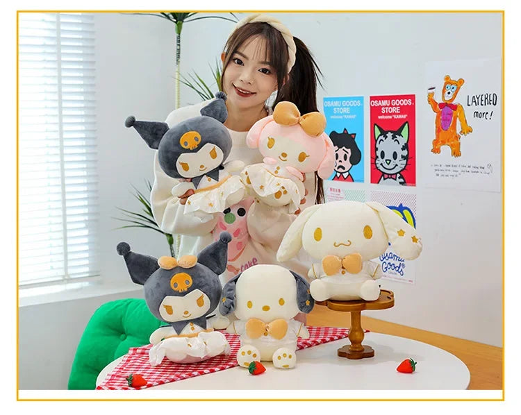Cute Character Plush Stuffed Doll Cushion Toy