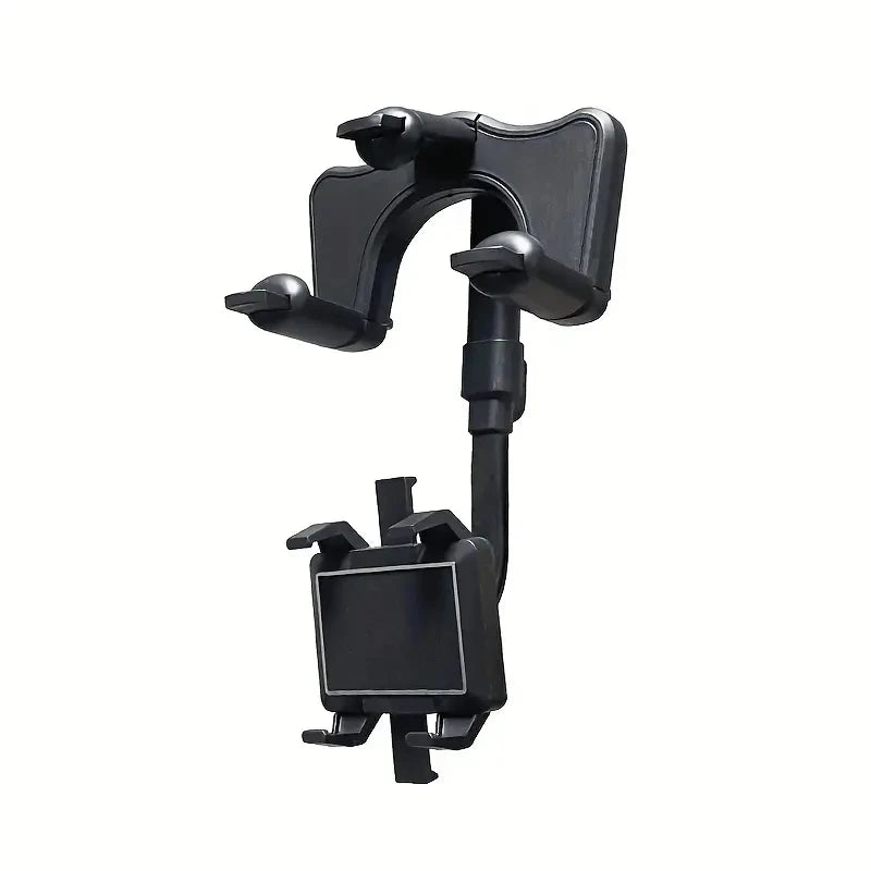 360 Car Phone Holder Rearview Mirror Mount Car Bracket Navigation Stand Foldable Adjustment Mobile Cell Phone Support in Car