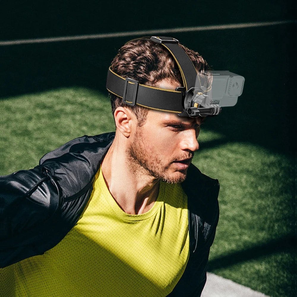 ic Quick-release Head Strap Harness Belt for Gopro HERO12 11 10 9 8 7 Black / DJI Sport Action Camera Accessories