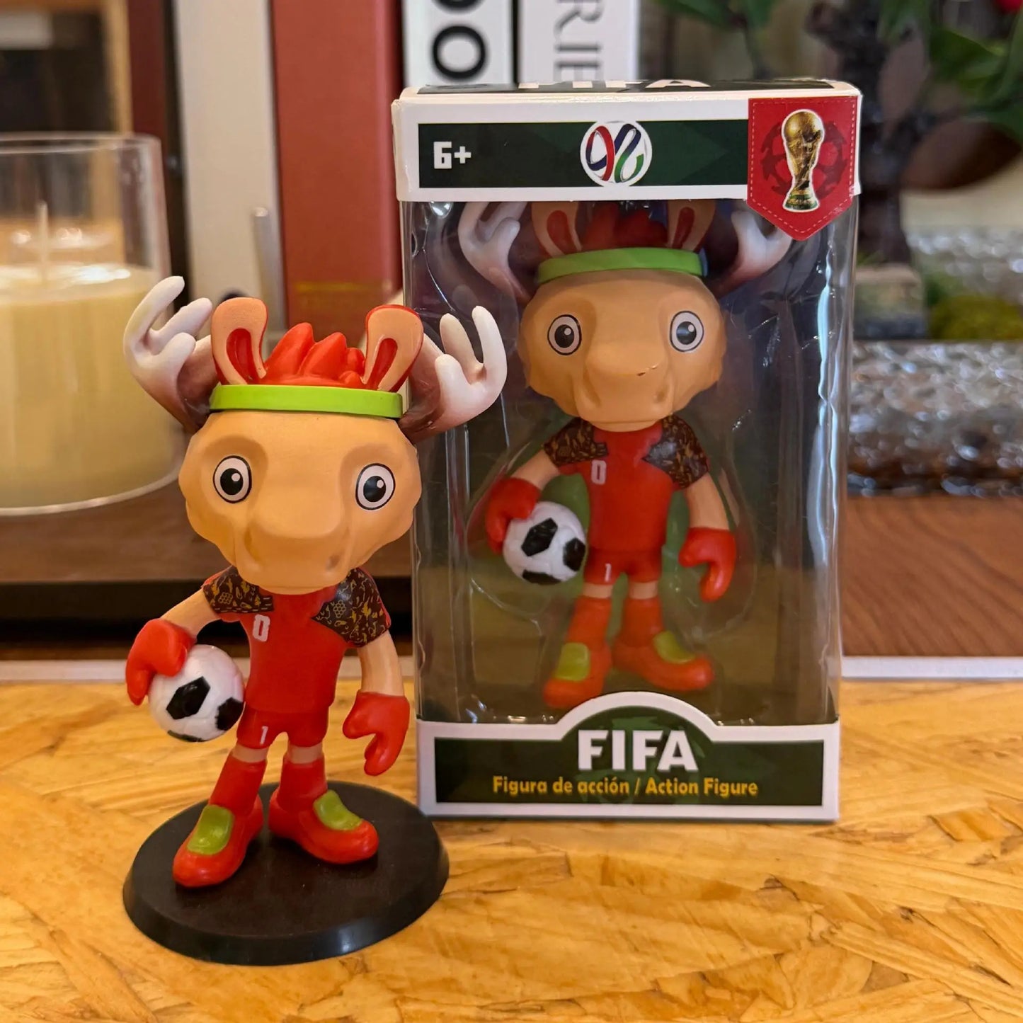 2026 Football Mascot Figure Collectible Soccer Fan Desktop Decoration