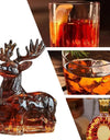 Whiskey Glass Decanter Animal Statue Whiskey Decanter Wine Bottle Liquor Bottle Home Decorations Wine Container for Alcohol