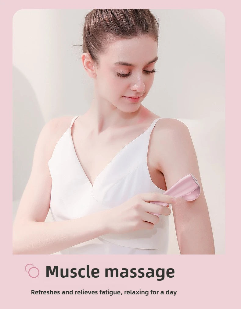 Mini Fascia  Vibrating Fast Rechargeable Dual Head Both Portable mini Muscle Relaxation Full Body Universal Massage