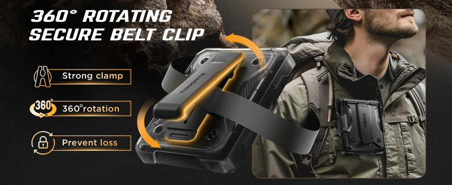 For Samsung Galaxy Z Flip 7 Case with Kickstand Hinge Protection Cover Built-in Privacy Screen Protector Phone Case & Belt-Clip