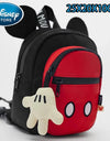 Disney Cartoon Backpack Women's Mickey Mouse Donald Duck Pattern Student School Bag Large Capacity Backpack Girls Shoulder Bag