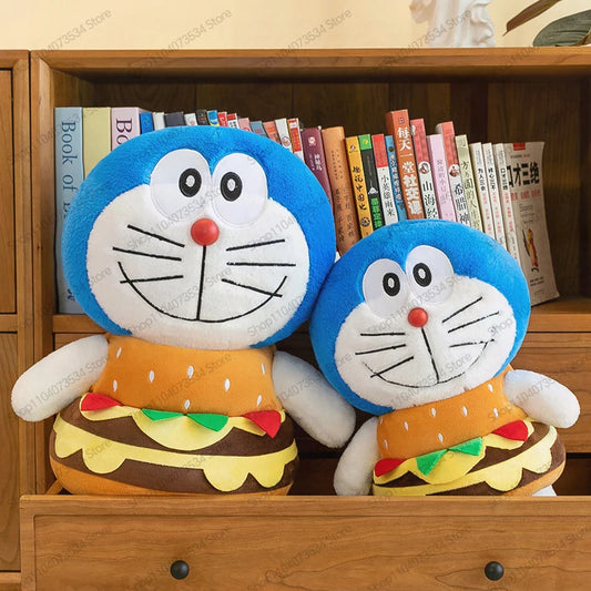 Large Blue Robot Cat Plush Stuffed Doll Toy