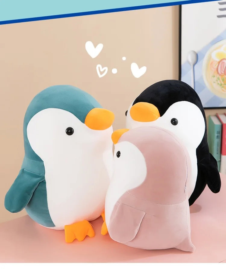 Kawaii Plush Penguin Stuffed Doll Cute Toy for Kids Girls Birthday Xmas Gift Soft Sleep Companion Cuddly Animal Plushie