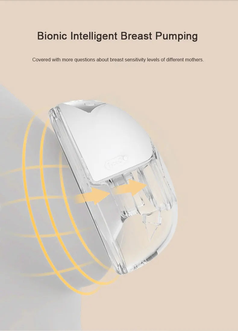 Wearable Electric Model Breast Pump Fully Automatic Portable Hands-free Silent Integrated Breast Pump  Accessories