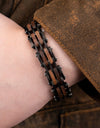 Fashion Bracelet for Metal Stainless Steel Wood Strap Jewelry Bracelets