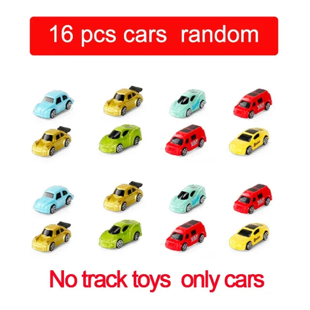 Electric Rail Car Dinosaur Building Parking Lot Adventure Racing Rail Car Toys  Brain Mechanical Interactive Rail Cars