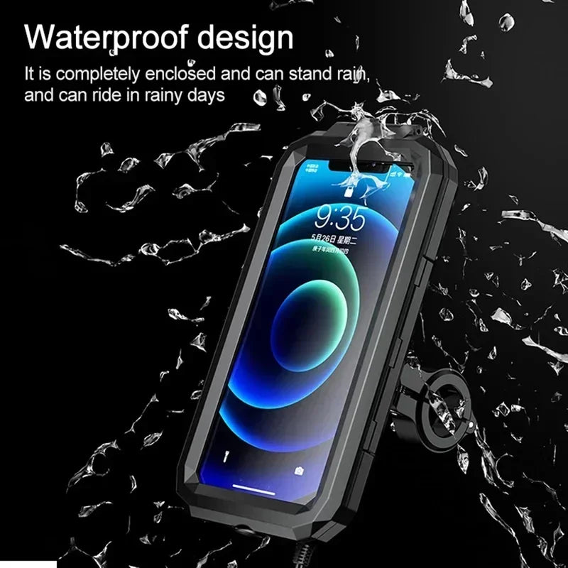 Motorcycle Wireless Charger Holder QC 3.0 Fast Charging Motorbike Phone Waterproof Cellphone Bicycle Stand For iPhone Samsung