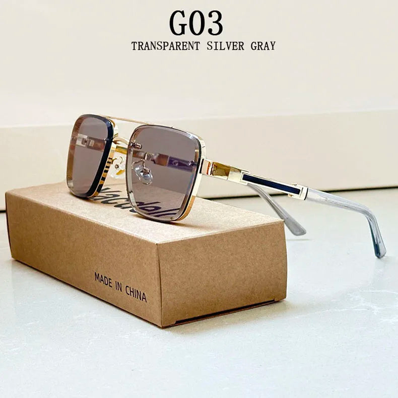 Square Frame Sunglasses With UV400 Protection