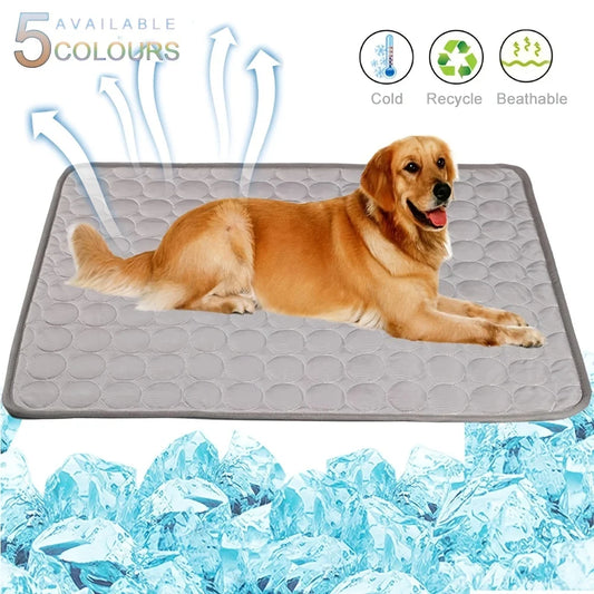 Cooling Dog Bed Mat Breathable Pet Sofa Cushion