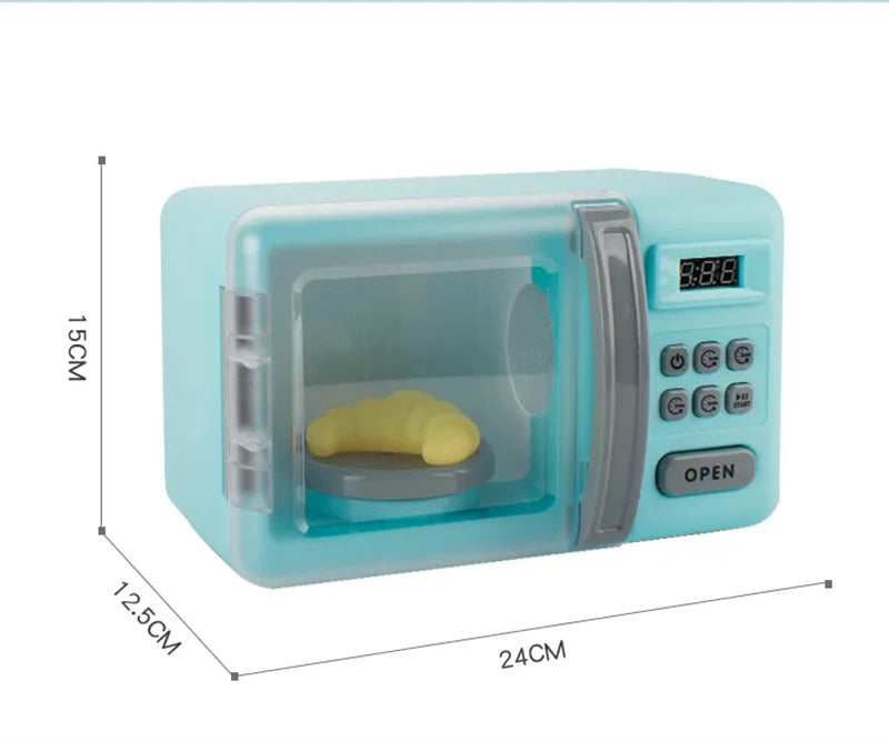 Kitchen Toys for Girls Boys Home Appliances Juicer Washing Machine Toaster Microwave Egg Cooker  Play House Toys