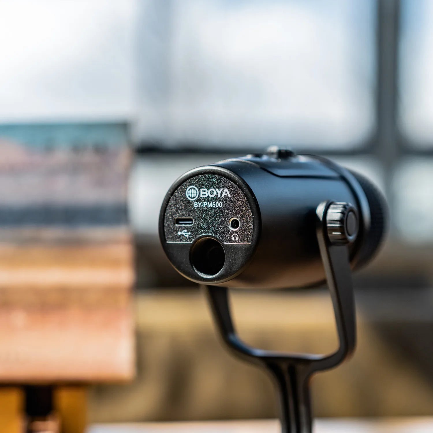 BY-PM500 Gaming Condenser USB Microphone for PC Mobile Phone Android Windows Mac Youtube Recording Streaming Blogger Vlog