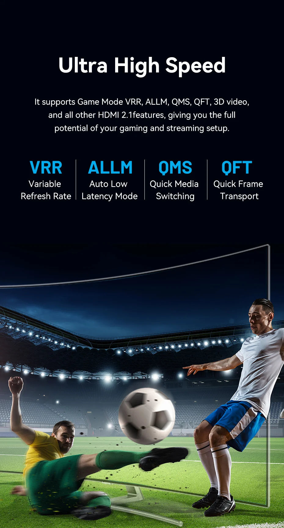 8K HDMI 2.1 Cable for Xiaomi TV Box PS5 48Gbps 8K/60Hz 4K/120Hz HDMI Cable HDR10+ HDCP2.2 for PS4 HDMI Splitter 8K HDMI