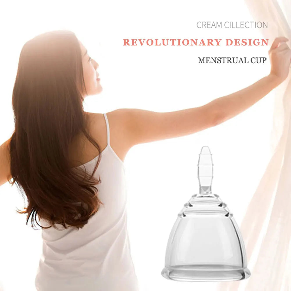 Menstrual Collector Medical Silicone Rainbow Menstrual Cup Sterilizer Women Hygienic Silicon Period Menstruation