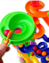 DIY Maze Balls Track Building Blocks Toys For Children Construction Marble Race Run Pipeline Block Educational Toy Game