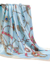 Women Scarf Silk Feeling Hair Neck Square Brand Office bandanna muffler Waiter Flight Attendants Handkerchief Rings wrap