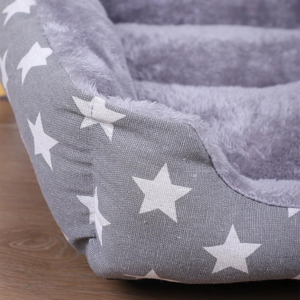 Washable Plush Pet Mat Bed Cushion for Dogs and Cats