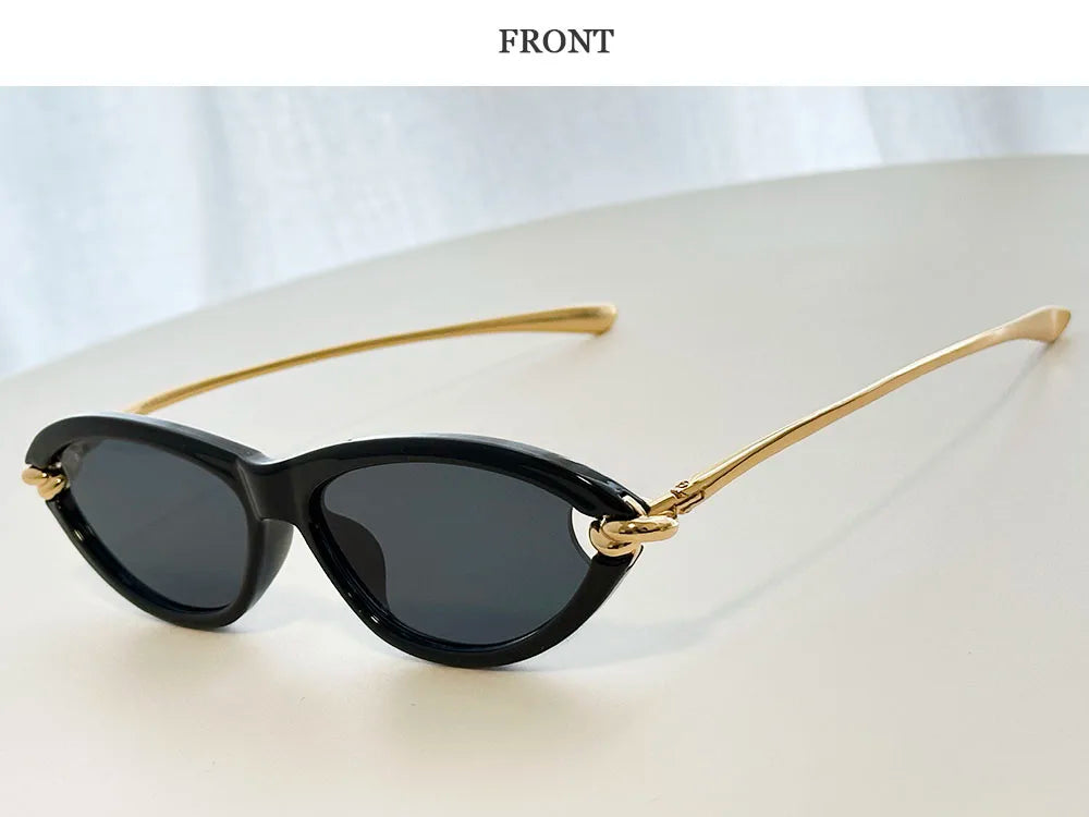 Vintage Cat Eye Sunglasses With UV400 Protection