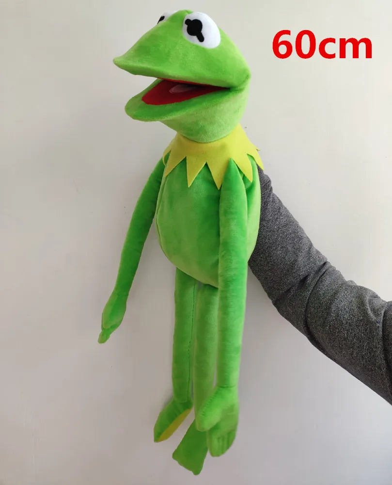 60cm Hollywood Star Frog Kermits Plush Doll Soft Stuffed Frogs Hand Puppet Toy Baby Children Christmas Halloween Gifts