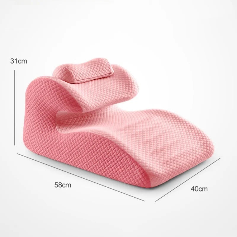 Memory Foam Bed Wedge Pillow Incline Support Cushion For Relief Pregnancy Home Sleeping Pillow Elderly Back Rest Pillow