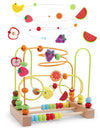 Montessori  Toys Wooden Roller Coaster Bead Maze Abacus Math Toys  Early Educational Toys for  1-3 Years