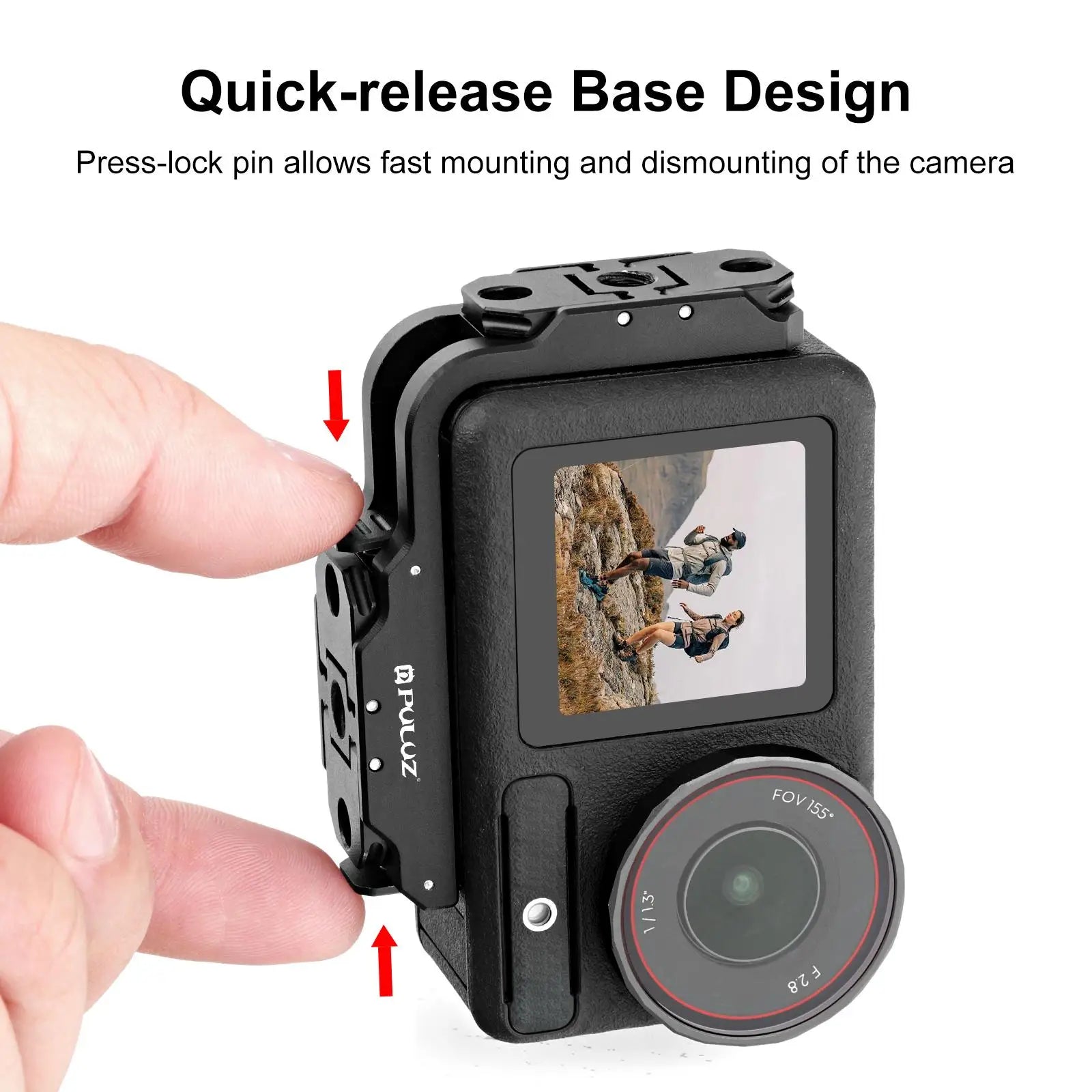 Vertical Horizontal Shooting Quick Release Metal ic L Bracket for DJI Osmo Action 5 Pro / 4 Sport Camera Accessories