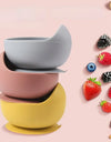 BPA Free Silicone Baby Tableware Set Suction Bowl Toddler Dinning Plate Straw Cup Silicone Bibs Spoon Fork for Children Dishes