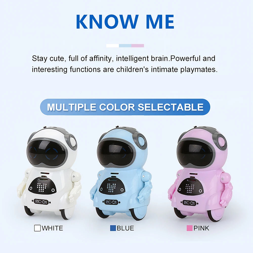 Robot Can Talk Interactive Dialogue Voice Recognition Recording Singing and Dancing Storytelling Mini Smart Robot Toy