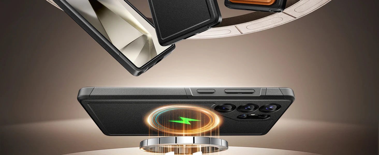 For Samsung Galaxy S25 Ultra Case with Strong  MagSafe Durable Shockproof Phone Case Includes Privacy Screen Protector