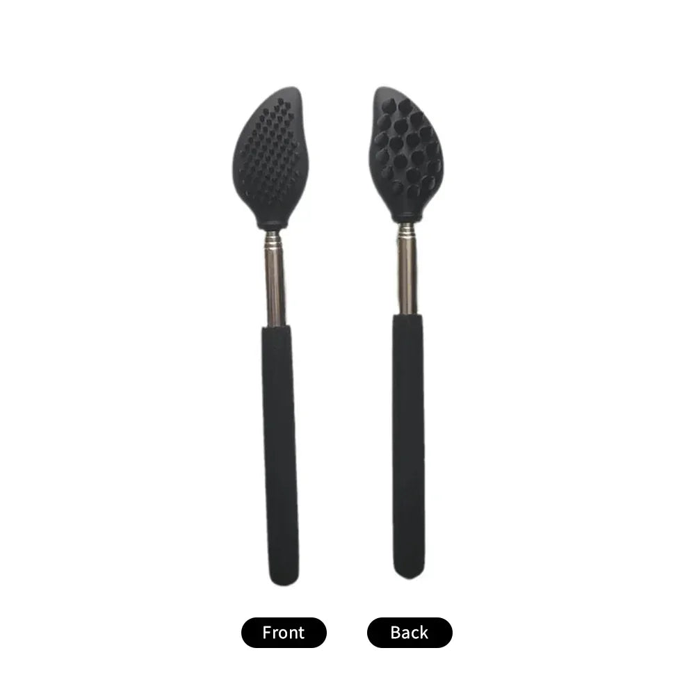 Back Scratcher Telescopic Silicone Backscratcher Massager Kit Back Scraper Extendable Telescoping Itch Health Massage Tools