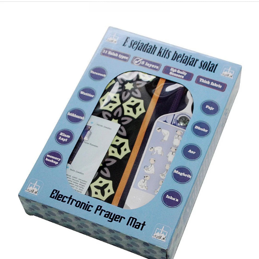 Prayer Mat for Learning Muslim Prayer Rug with Touch Keys Padded Islamic Prayer Mat Layer Rug