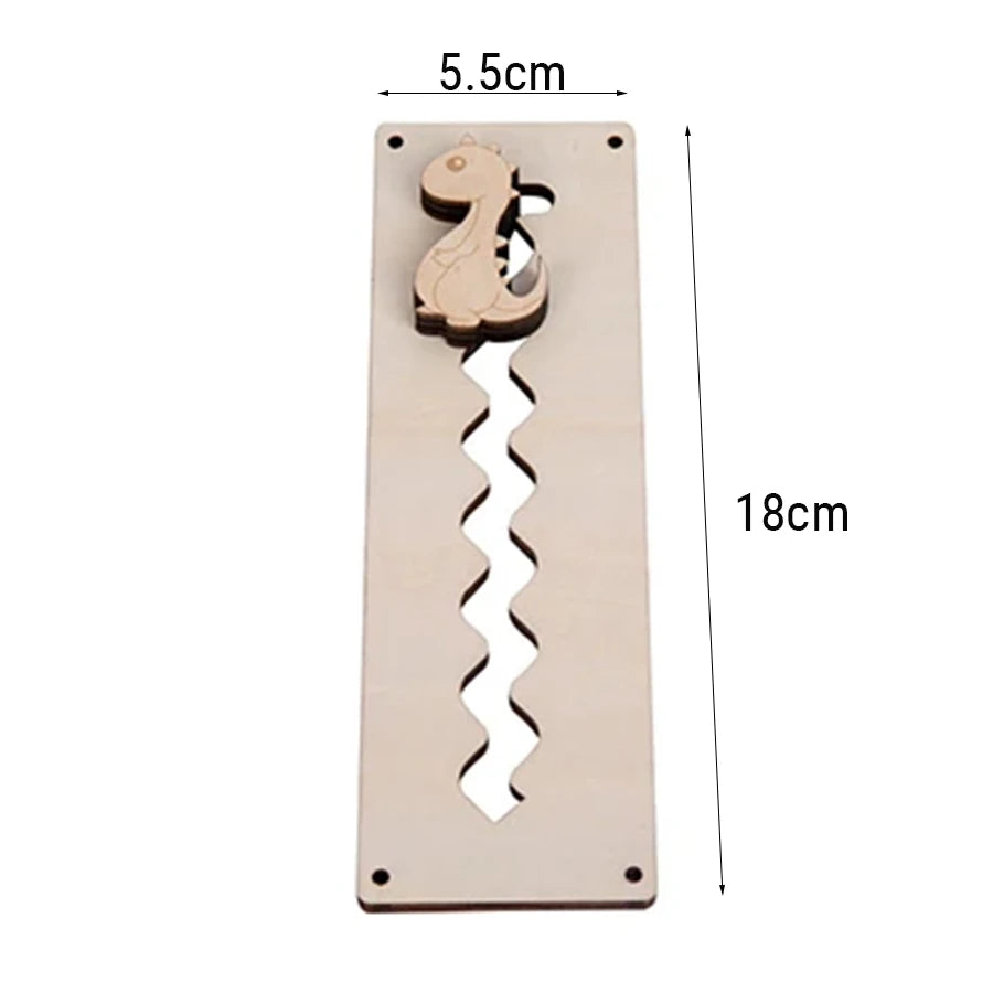 Montessori Busy Board DIY Accessories Wooden Toys Busyboard  Fine Motor Skills Activity Board Educational Toys for