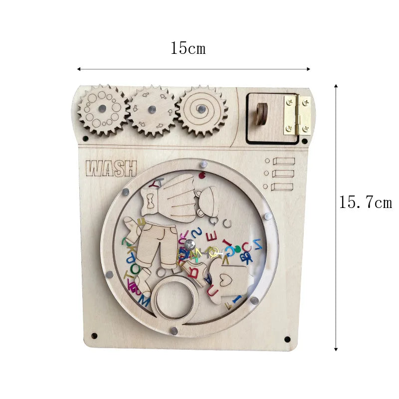 Montessori Activity Busy Board DIY Accessories Material Wooden Toys Busyboard  Early Education Learning Skill Toy Parts