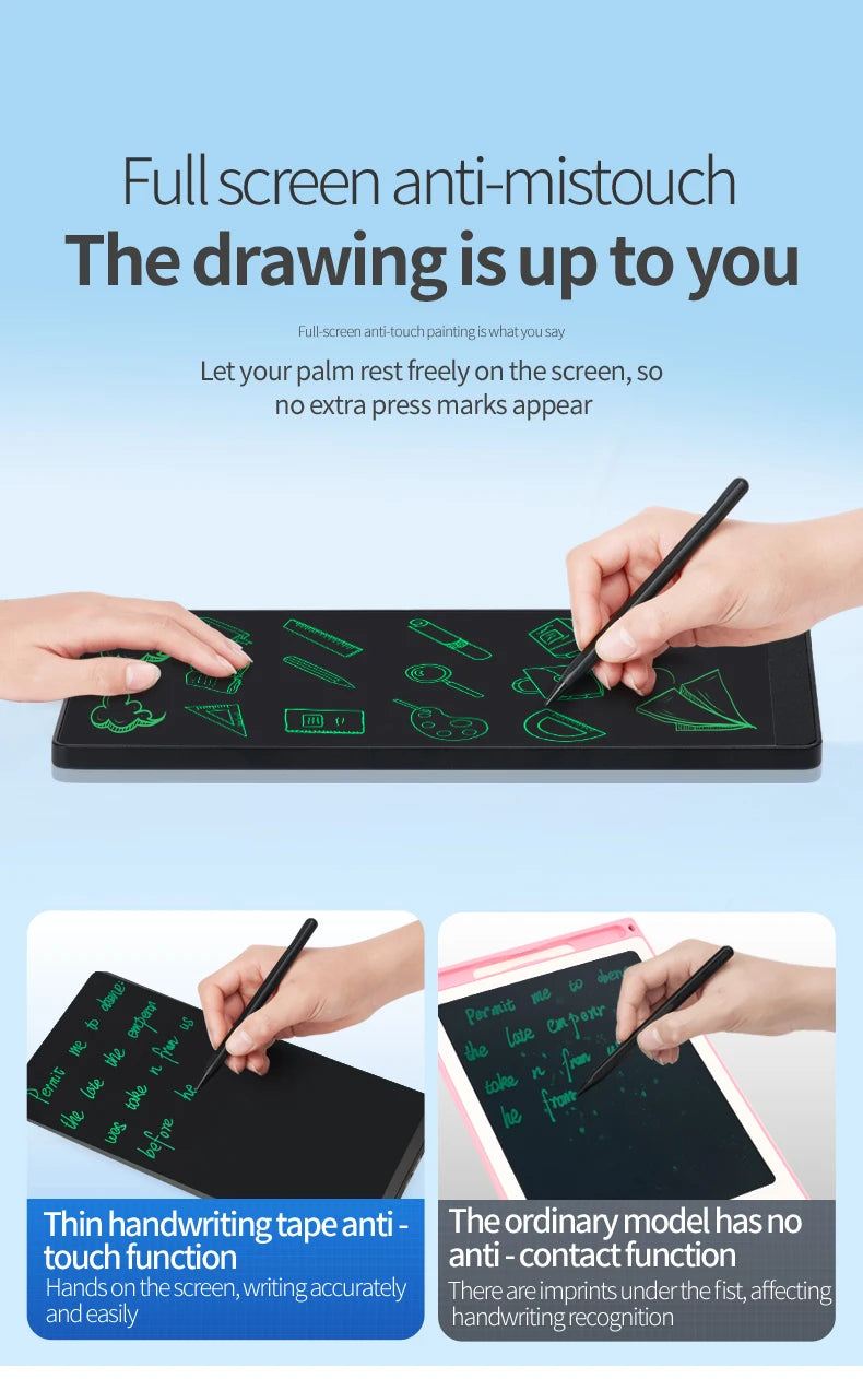 6.5-inch Screen Superfine Handwriting LCD Writing Board Meeting megnetic Single/Double Sided Pad Liquid Drawings Tablet