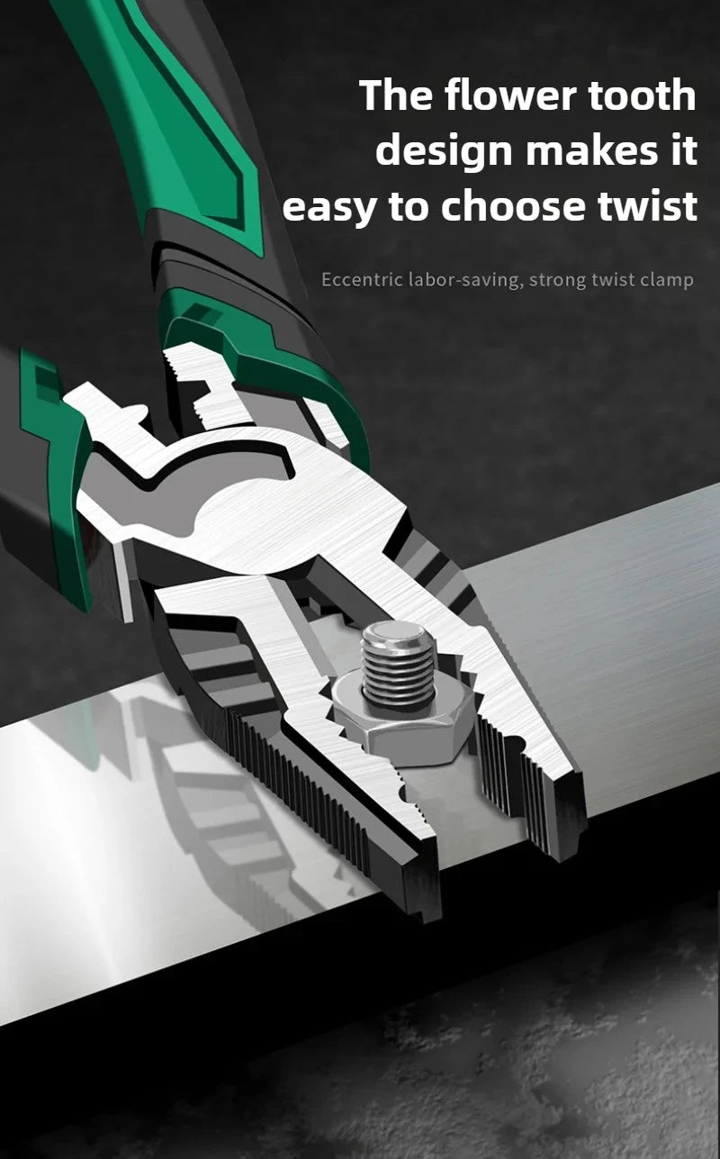 6/8Inch Electrician Wire Pliers Diagonal Pliers Nose Pliers Industrial Labor-saving Steel Plier Electricist Professional Tools