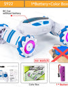 RC Stunt Car With Music Lights Double Remote Control 360° Degree Rotation Off Road Kids Rc Drift Car Toy
