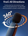 3-in-1 Wireless Lavalier Microphone for iPhone Android PC Computer Camera Real-time Monitoring  Noise Reduction Mic