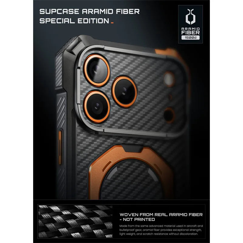 Rugged Magnetic Phone Case with Adjustable Kickstand for iPhone 17 Pro Max and iPhone 18 Pro Max