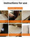 Car Travel Bed SUV Sedan Universal Inflatable Mattress Back Row Flannelette Self-Driving Oxford Fabric Foldable Bed