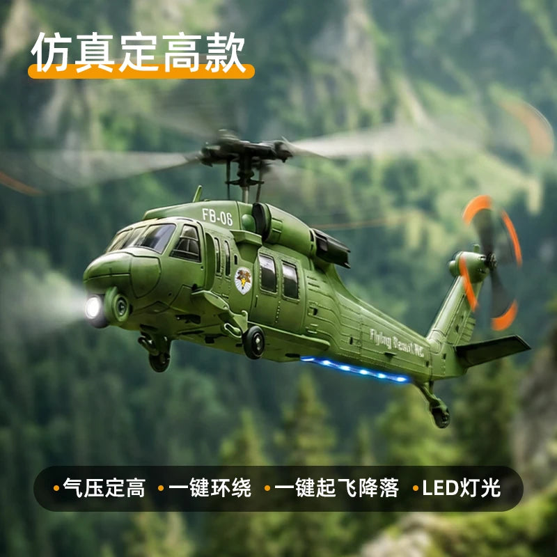 Black Hawk UH60 Remote Control Helicopter With Six Axis Gyroscope