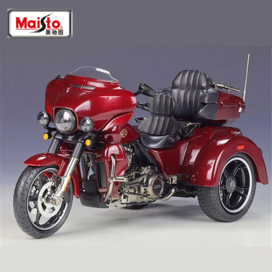 Maisto 1:12 Harley Davidson 2021 CVO Tri Glide Alloy Classic Motorcycle Model Diecast Leisure Racing Motorcycle Model Gifts