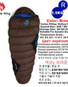 1.5KG Thickened Winter Cold Weather Waterproof Sleeping Bag Camping Hiking Supplies -8℃ Cotton Sleeping Bags