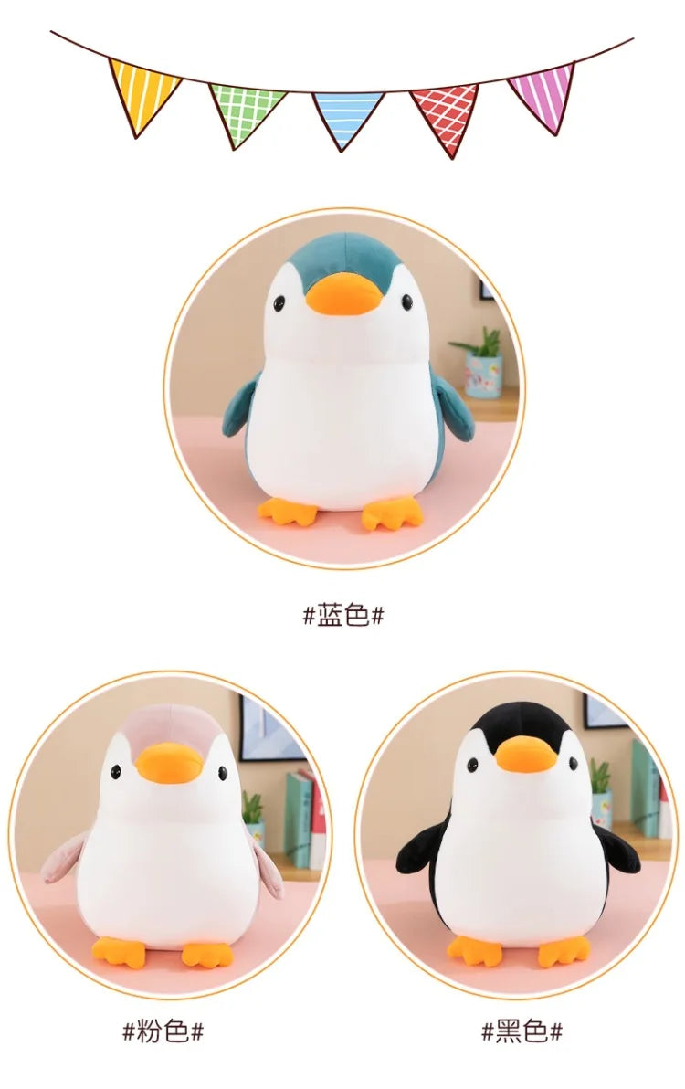 Kawaii Plush Penguin Stuffed Doll Cute Toy for Kids Girls Birthday Xmas Gift Soft Sleep Companion Cuddly Animal Plushie