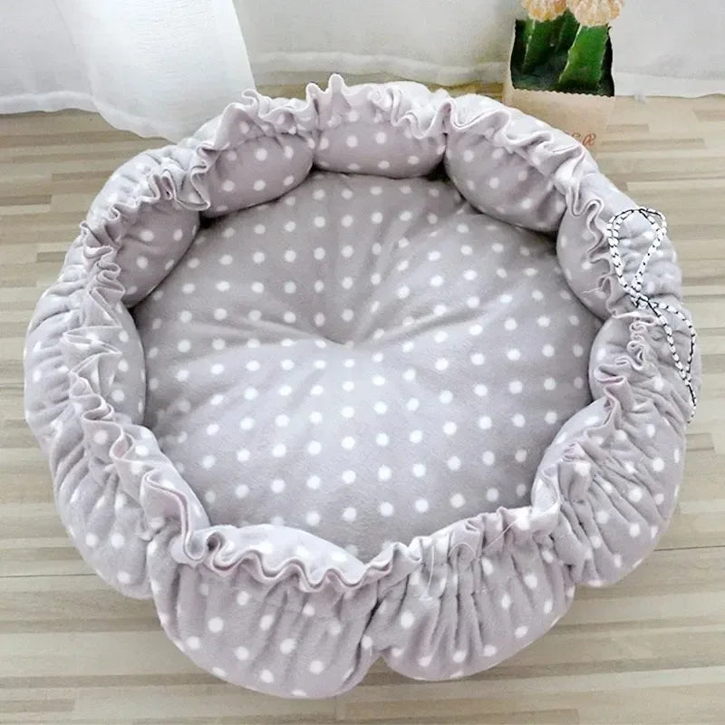 Plush Pet Bed Cushion for Cats and Small Dogs